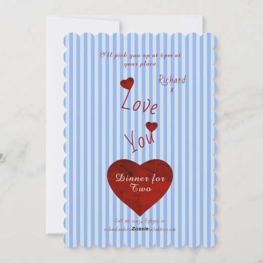 Liefde Feestdagenkaart (Achterkant)