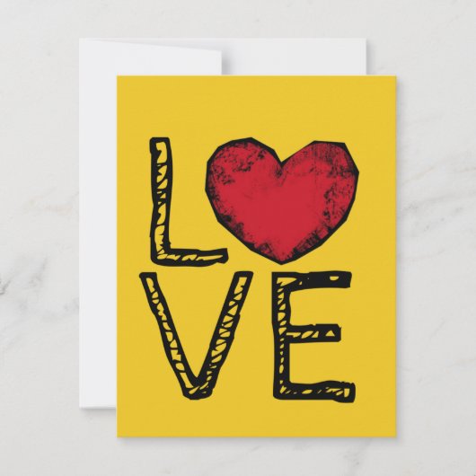 Liefde Feestdagenkaart (Voorkant)