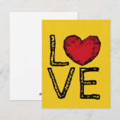 Liefde Feestdagenkaart (Voorkant / Achterkant)