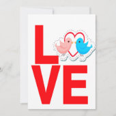 liefde feestdagenkaart (Voorkant)