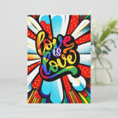 Liefde Feestdagenkaart (Staand voorkant)