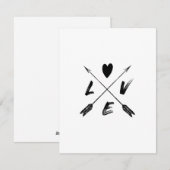 Liefde Feestdagenkaart (Voorkant / Achterkant)