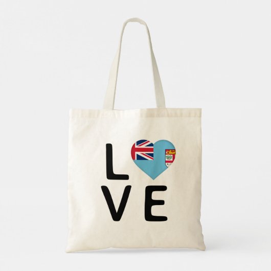 Liefde - Fiji Flag Tote Bag (Achterkant)