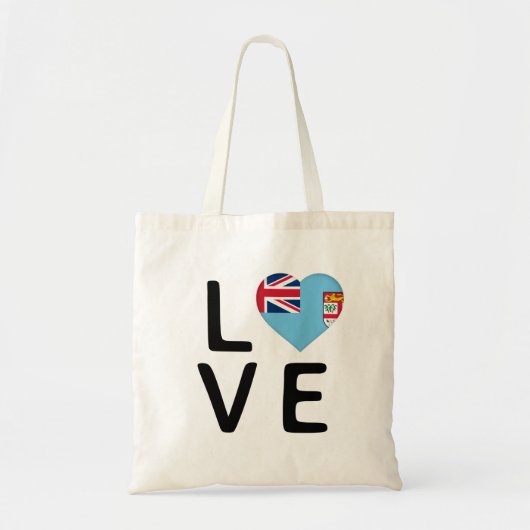 Liefde - Fiji Flag Tote Bag (Voorkant)