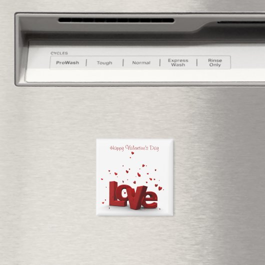 Liefde - Fijne Valentijnsdag Magneet (Insitu (Vaatwasser))