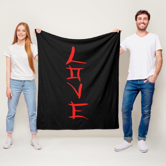 Liefde Fleece Deken (In situ)