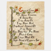 Liefde Fleece Deken (Voorkant)