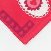 Liefde Fleece Deken (Hoek)