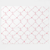 Liefde Fleece Deken (Voorkant (Horizontaal))