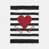 Liefde Fleece Deken (Voorkant)