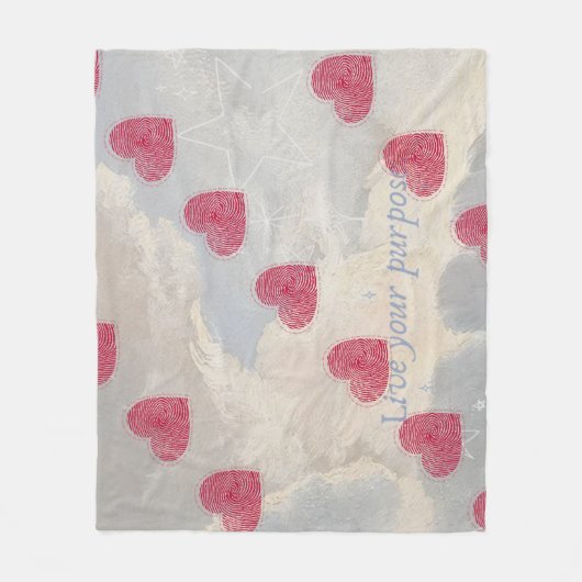Liefde Fleece Deken (Voorkant)