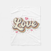 Liefde Fleece Deken (Voorkant)