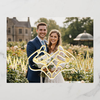 liefde folie uitnodiging briefkaart