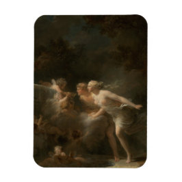 Liefde fontein van Jean-Honore Fragonard Magneet