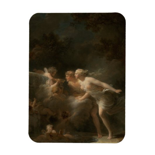 Liefde fontein van Jean-Honore Fragonard Magneet (Verticaal)