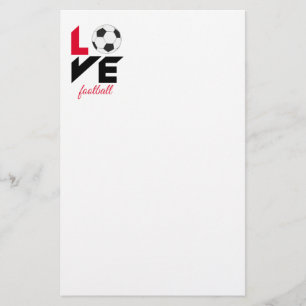 Liefde football briefpapier
