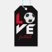 Liefde football cadeaulabel (Voorkant)