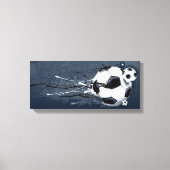 Liefde football canvas afdruk (Voorkant)