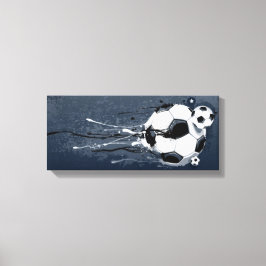 Liefde football canvas afdruk