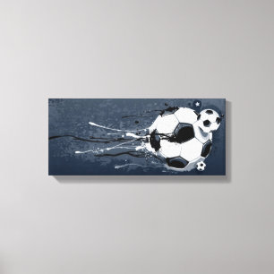 Liefde football canvas afdruk