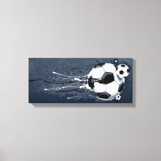 Liefde football canvas afdruk (Voorkant)
