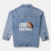 Liefde Football Denim Jacket (Achterkant)