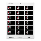 Liefde football etiket (Full Sheet)