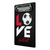 Liefde football mini klembord (Angled2)