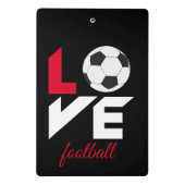 Liefde football mini klembord (Achterkant)
