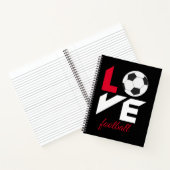 Liefde football notitieboek (Binnen)