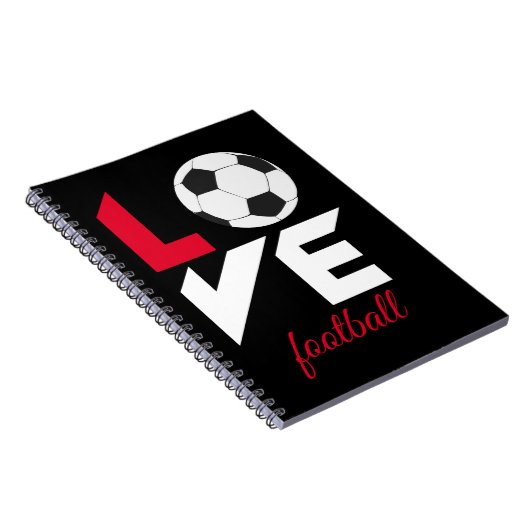 Liefde football notitieboek (Rechterzijde)