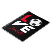 Liefde football notitieboek (Linkerzijde)