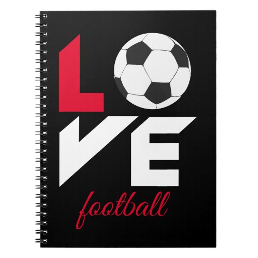 Liefde football notitieboek (Voorkant)