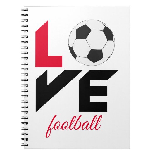 Liefde football notitieboek (Voorkant)