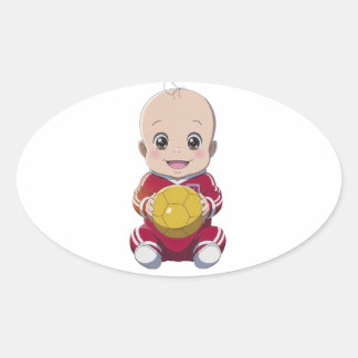 Liefde football ovale sticker