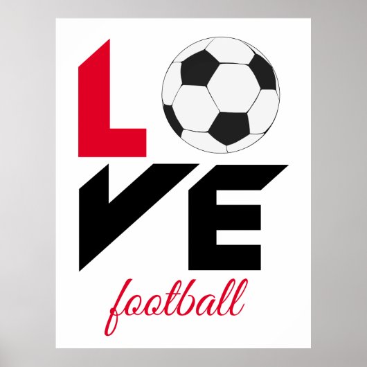Liefde football poster (Voorkant)