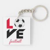 Liefde football sleutelhanger (Achterkant)