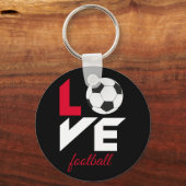 Liefde football sleutelhanger (Voorkant)