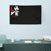 Liefde football spandoek (Beurs)
