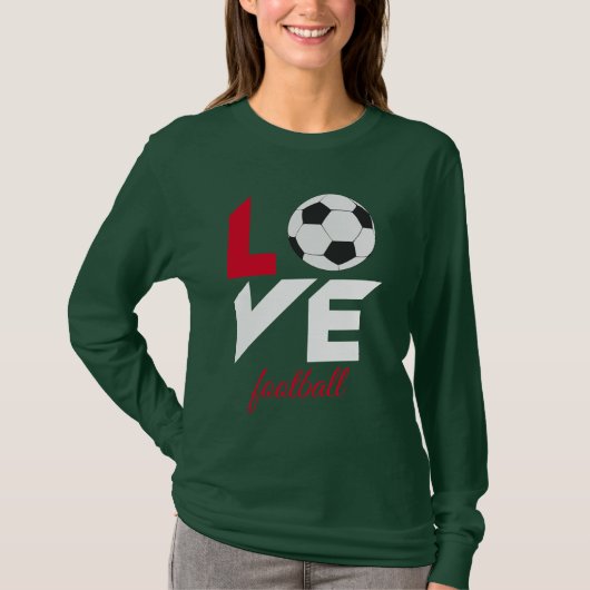 Liefde football t-shirt (Voorkant)