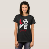 Liefde football t-shirt (Voorkant volledig)
