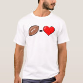 Liefde Football T-shirt (Voorkant)