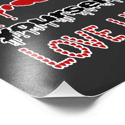 Liefde Foto Afdruk (Hoek)