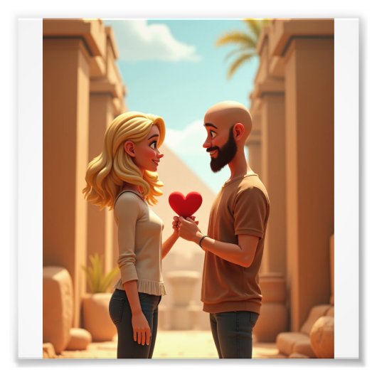 liefde foto afdruk (Voorkant)