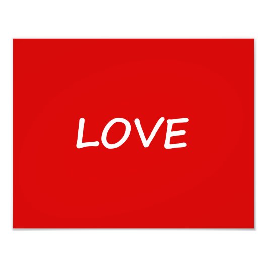 Liefde Foto Afdruk (Voorkant)