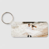 Liefde Foto Collage 4 Foto's Jubileum Gift Sleutelhanger (Achterkant)