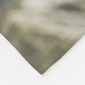 Liefde foto elegant modern gepersonaliseerd cadeau fleece deken (Hoek)