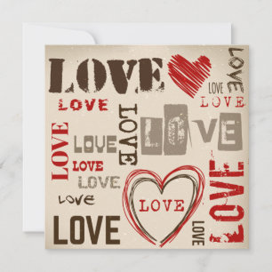 Liefde Foto geboorteaankondiging Aankondiging