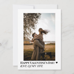 Liefde Foto Gelukkige Valentijnsdag Feestdagenkaart