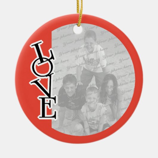 Liefde Foto Lijst Vakantie Decoratie (Voorkant)